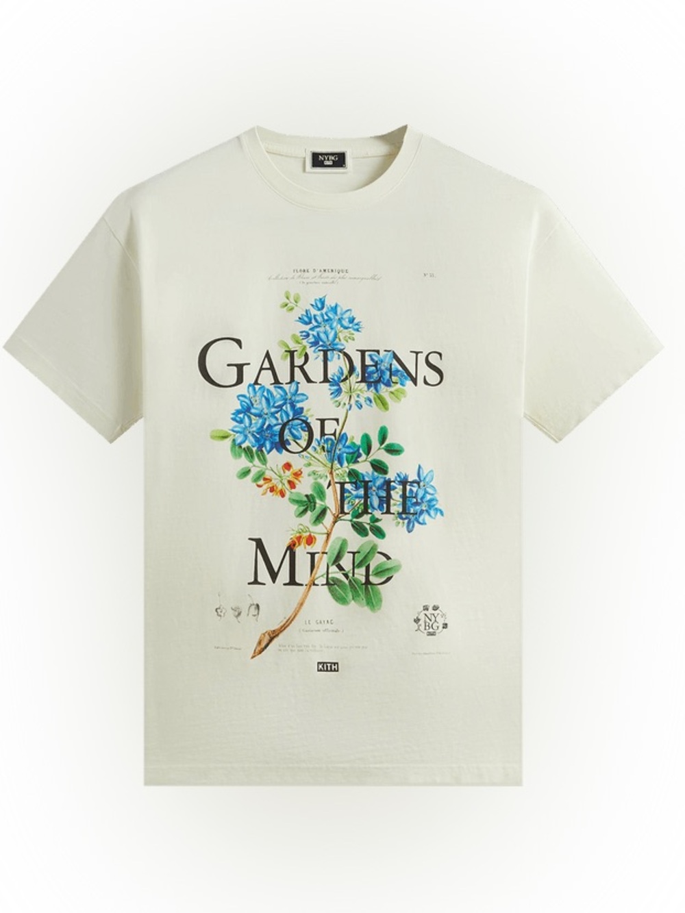 Kith x New York Botanical Garden Gayac Vintage Short Sleeve Tee ‘Silk' Medium